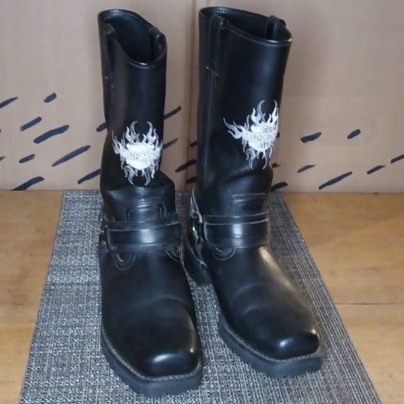Harley-Davidson Other - Harley Davidson Boots lightly worn sz 9 Black